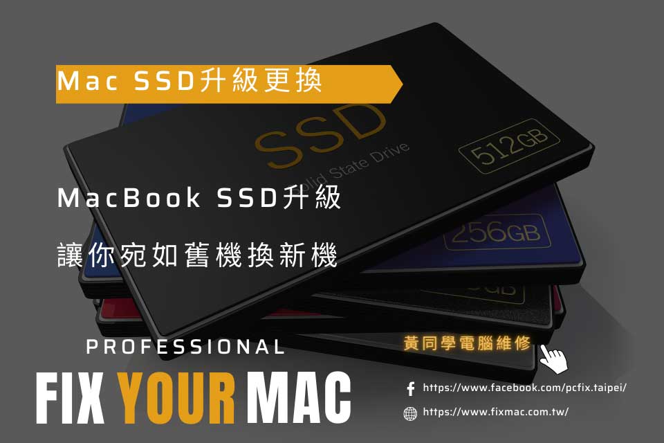 《Mac SSD升級更換大全》MacBook SSD升級，讓你宛如舊機換新機